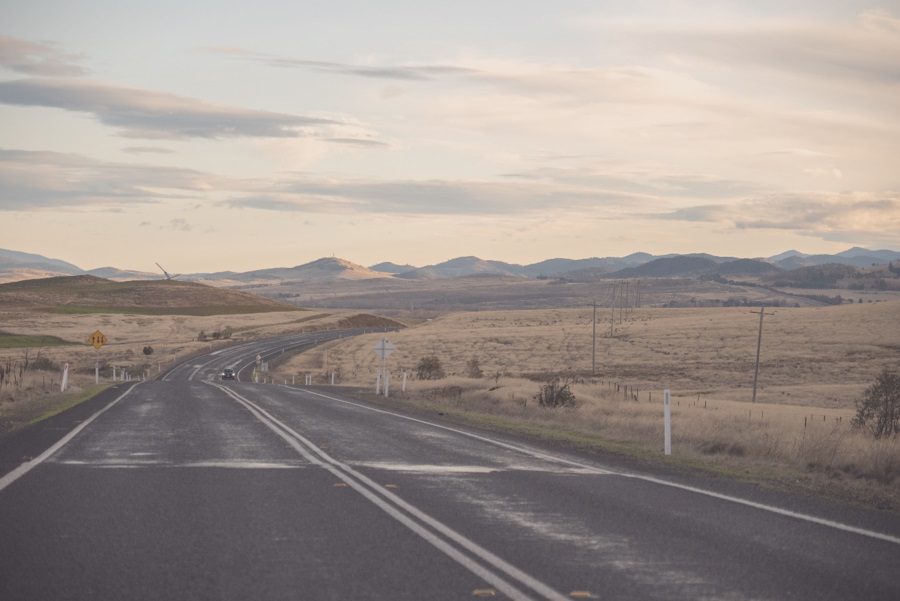 Scenic Australian Drive Country Road